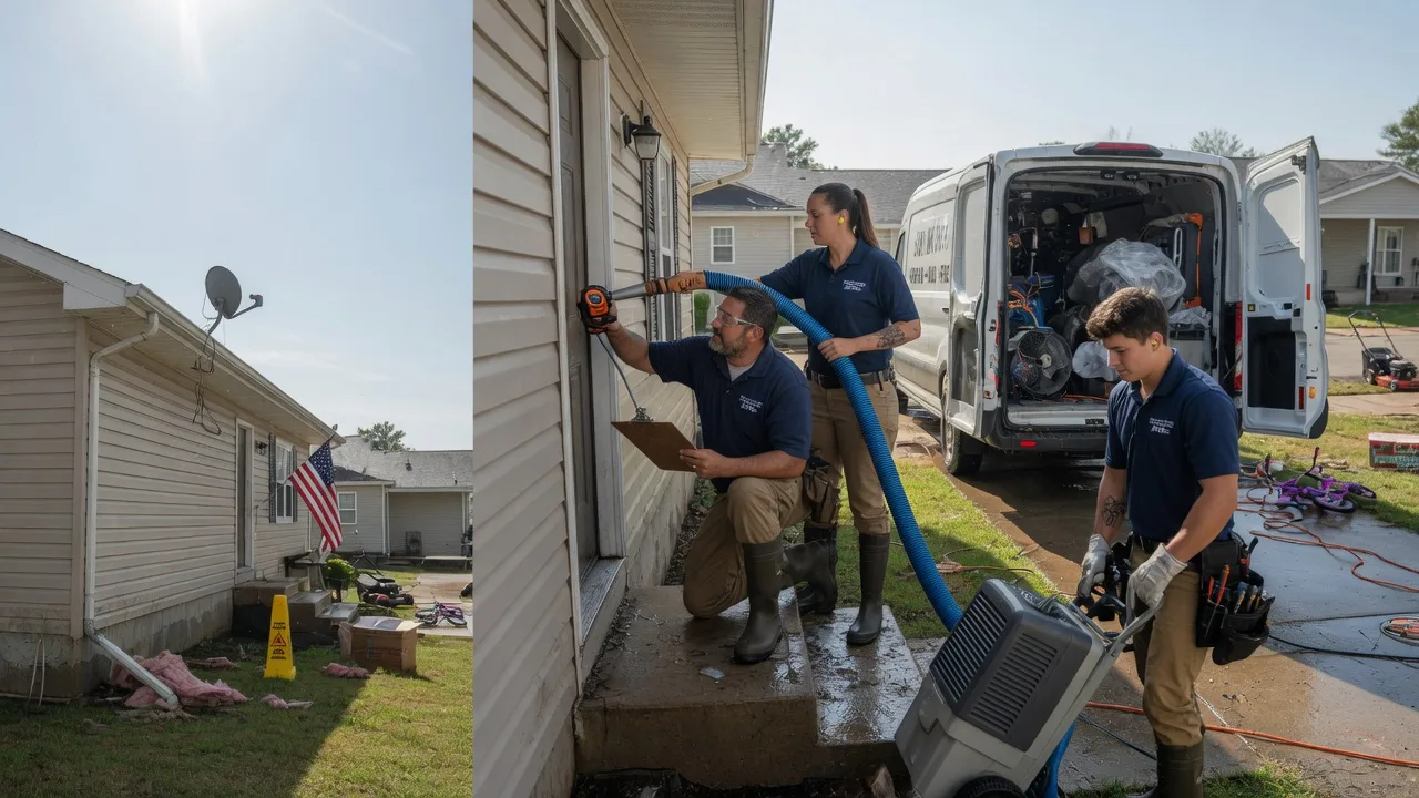 Ceiling Water Damage Restoration in Dubois, WY near me